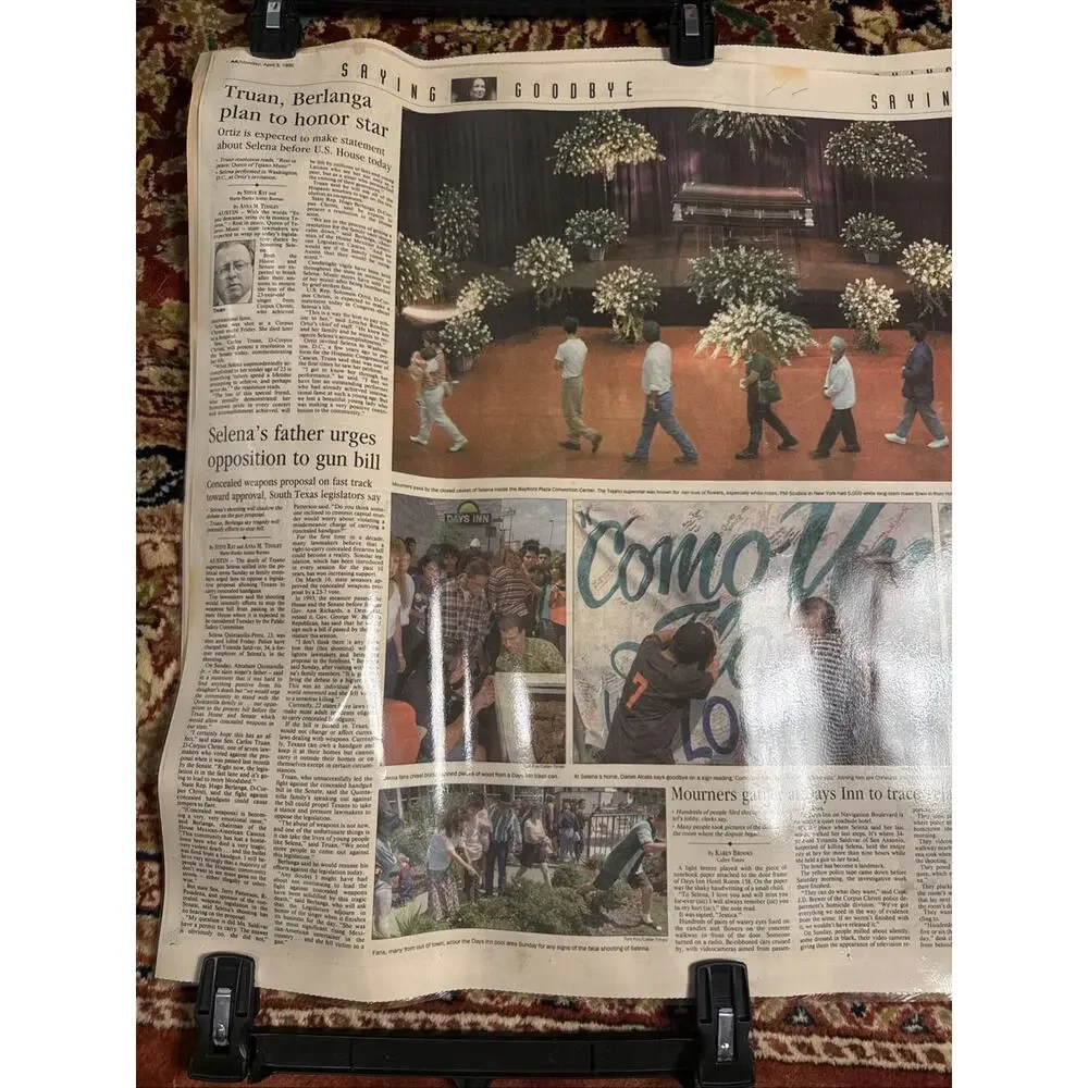 Extremely Rare Selena Corpus Christi Caller Times Newspaper